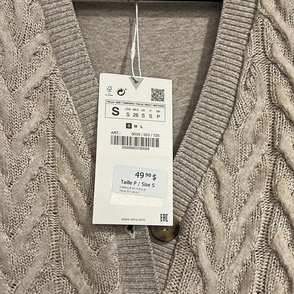 Zara Cable Knit Romper - Picture 3 of 3